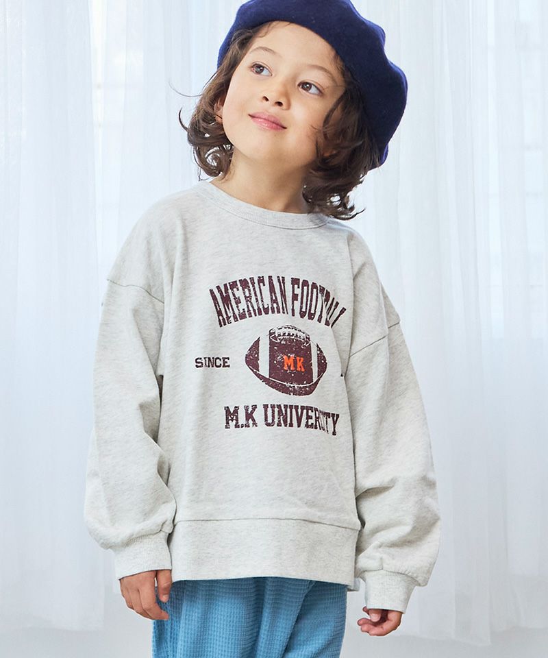 裏毛カレッジスウェット ｜ トップス ｜ 子供服のセレクトショップ