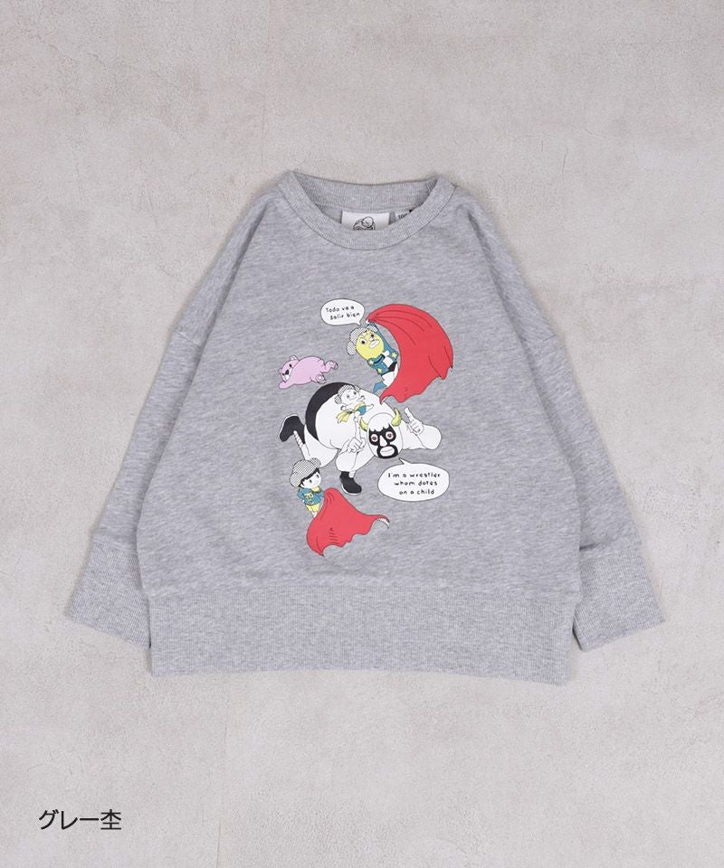 別注】子煩悩レスラー プリントトレーナー ｜ トップス ｜ 子供服の