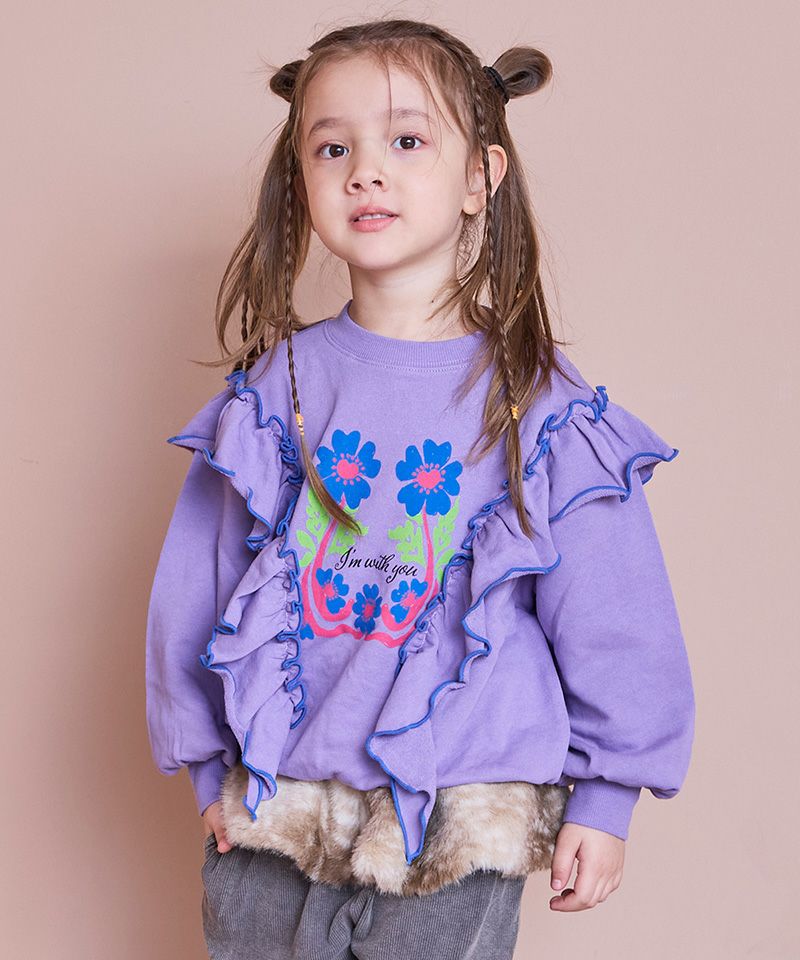 裏毛ボリュームフリルスウット ｜ トップス ｜ 子供服のセレクト