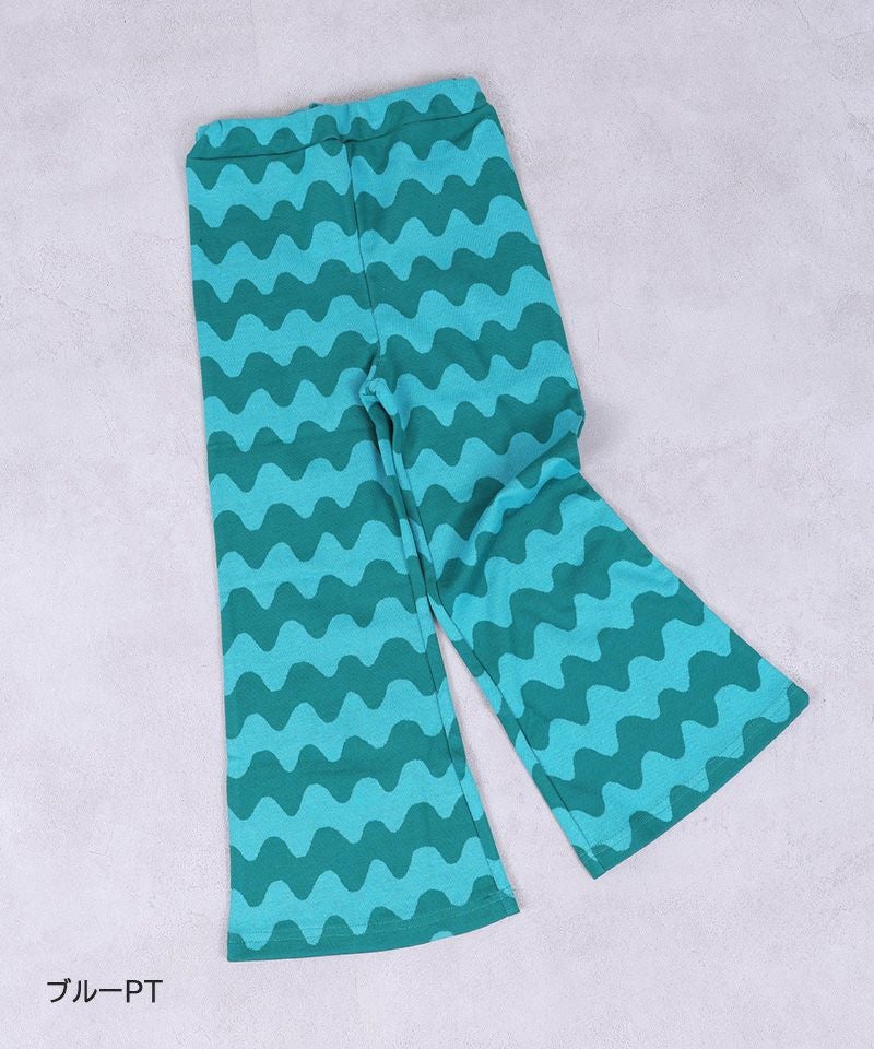 総柄ジャガードフレアパンツ ｜ ボトムス ｜ 子供服のセレクトショップ