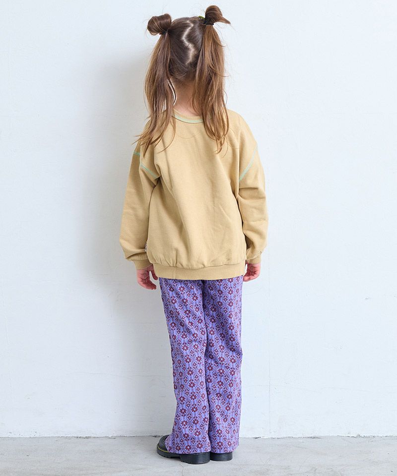 総柄ジャガードフレアパンツ ｜ ボトムス ｜ 子供服のセレクトショップ