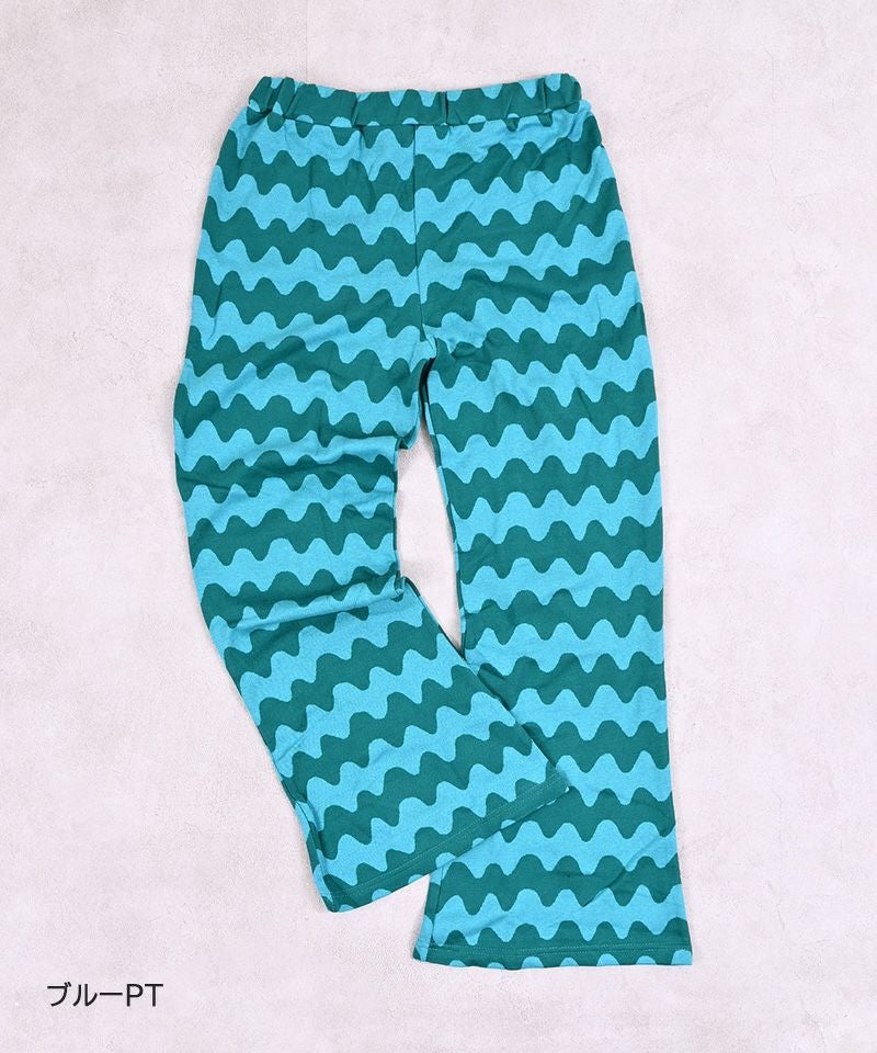 総柄ジャガードフレアパンツ／大人サイズ ｜ ボトムス ｜ 子供服の