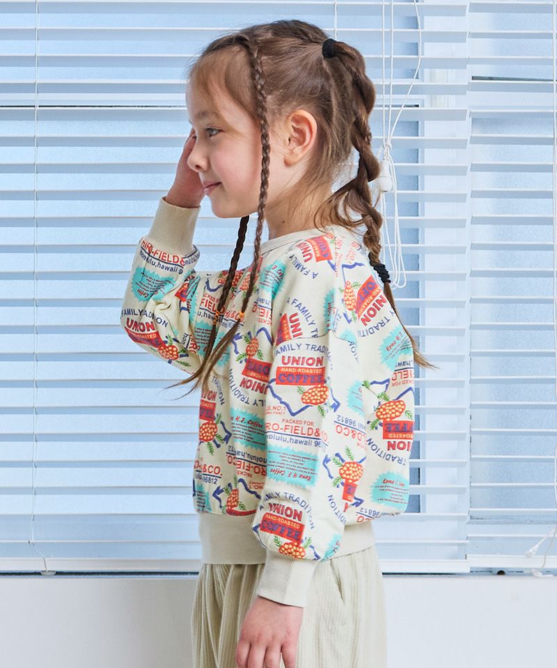 総柄スウェット ｜ トップス ｜ 子供服のセレクトショップ MARKEY'S