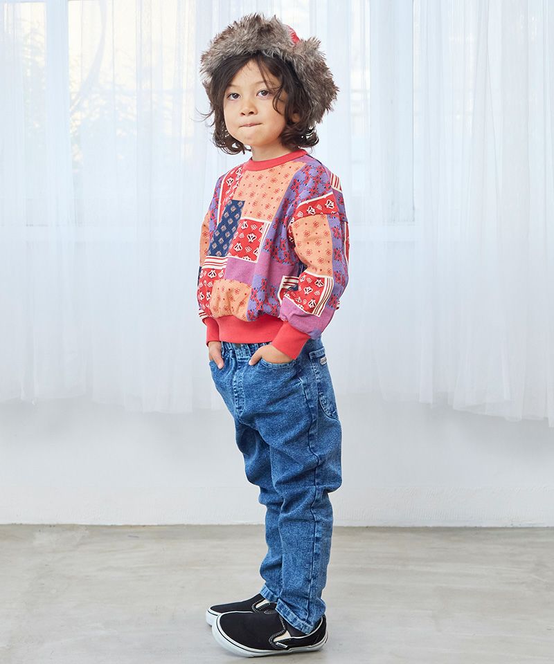 総柄スウェット ｜ トップス ｜ 子供服のセレクトショップ MARKEY'S
