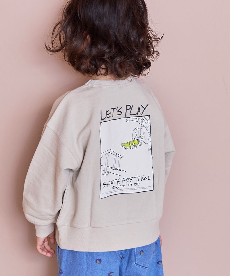 TIME SALE】プリントクルーネックスウェット ｜ トップス ｜ 子供服の