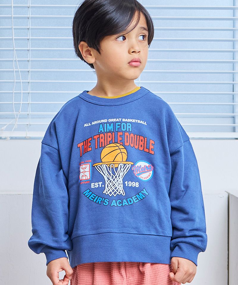 プリントクルーネックスウェット ｜ トップス ｜ 子供服のセレクト