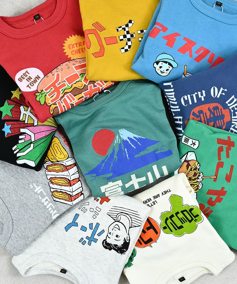 ジャパニーズプリントトレーナー ｜ トップス ｜ 子供服のセレクト