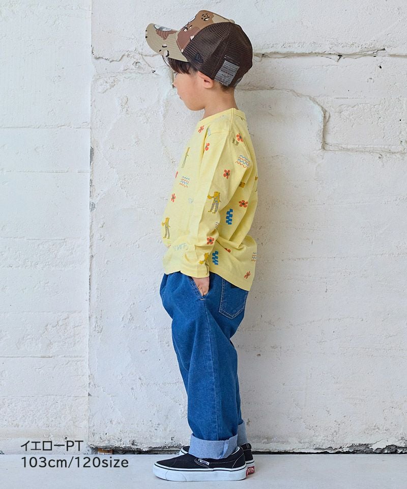 総柄長袖Tシャツ ｜ トップス ｜ 子供服のセレクトショップ MARKEY'S