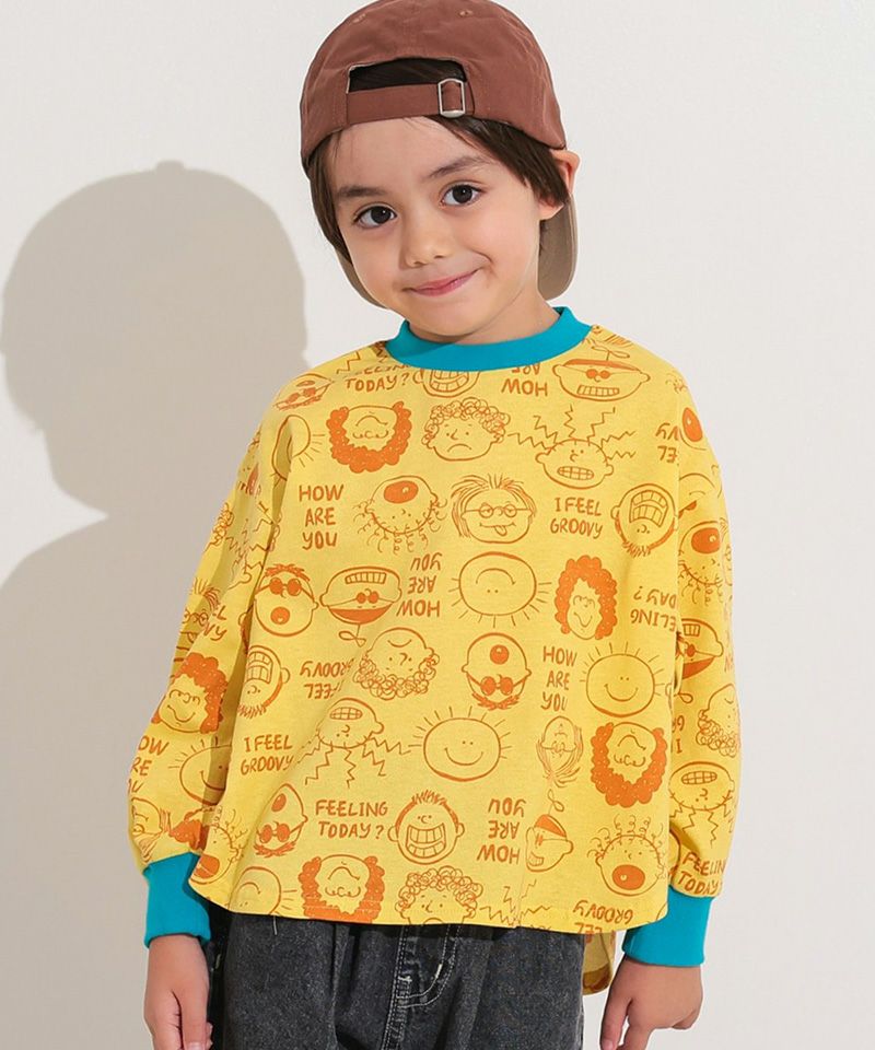 総柄ラウンドロンT ｜ トップス ｜ 子供服のセレクトショップ MARKEY'S