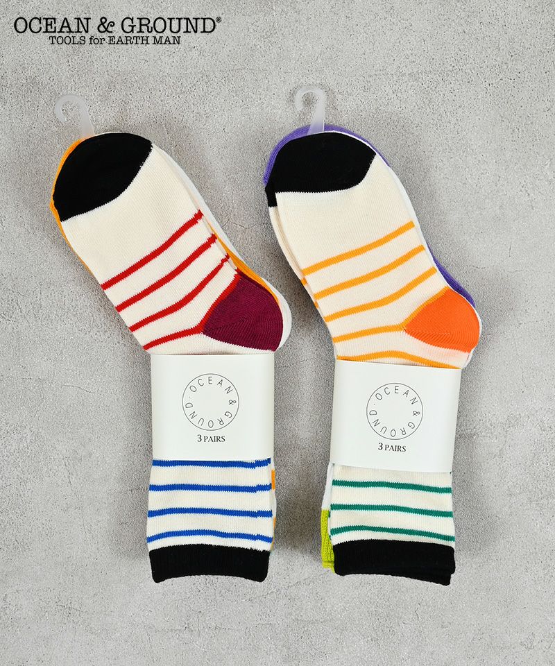 *専用ページ*あし様 カラーデザインクルーソックス3PSET ｜ ファッション雑貨 ｜ 子供服の