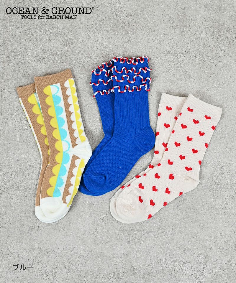 ガールズクルーソックス3PSET ｜ ファッション雑貨 ｜ 子供服の