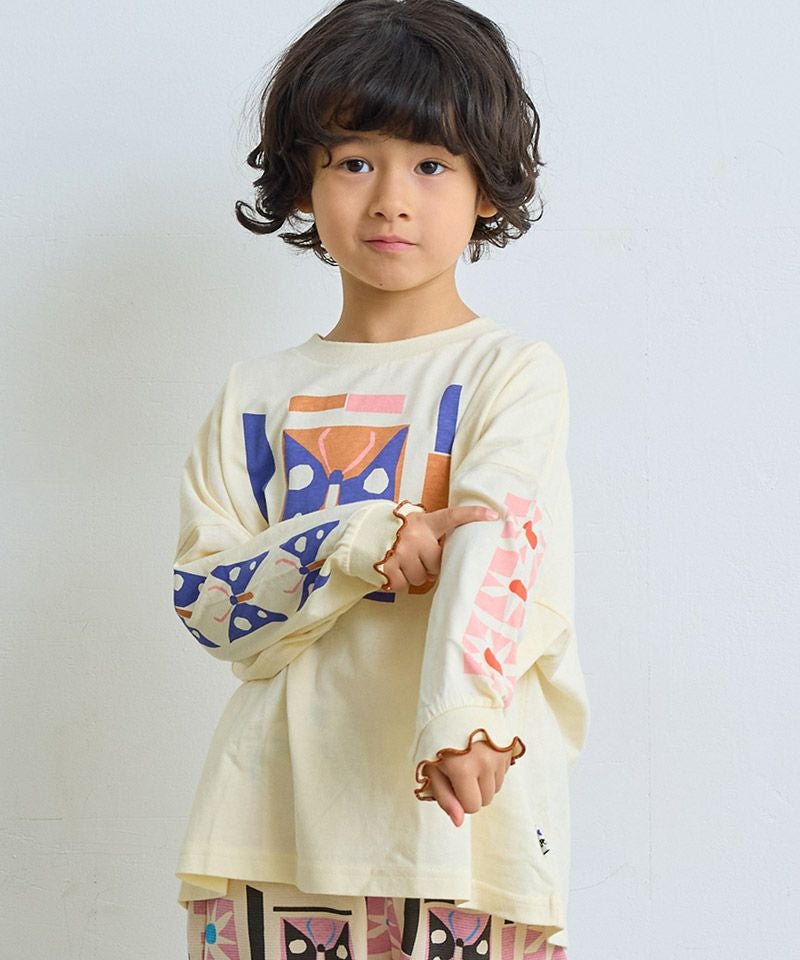 袖リブビッグロンT ｜ トップス ｜ 子供服のセレクトショップ MARKEY'S