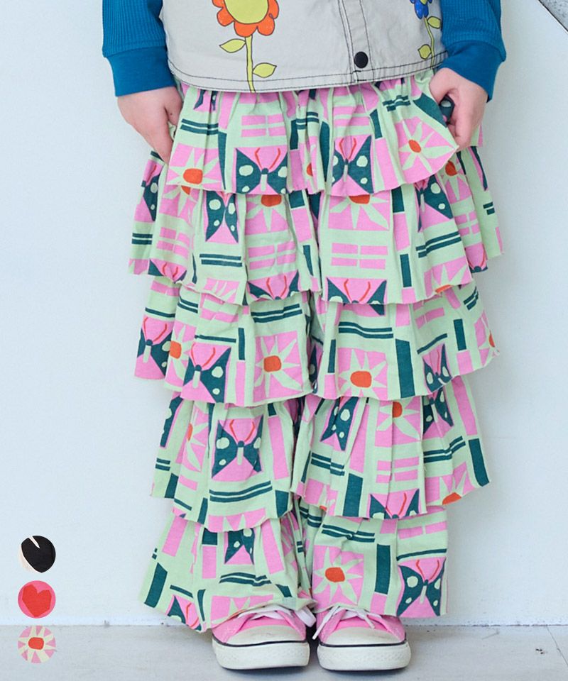 総柄DANDANフレアーパンツ ｜ ボトムス ｜ 子供服のセレクトショップ