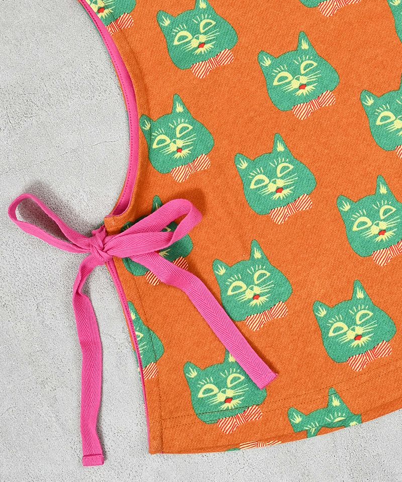 総柄ミニ裏毛エプロンベスト ｜ トップス ｜ 子供服のセレクトショップ