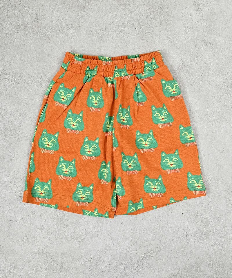 総柄ミニ裏毛ワイドタックハーフパンツ ｜ ボトムス ｜ 子供服の