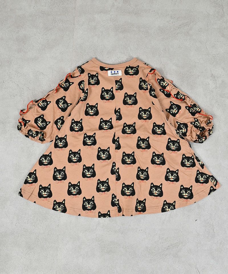 総柄フリルスリーブワンピース ｜ ワンピース ｜ 子供服のセレクト