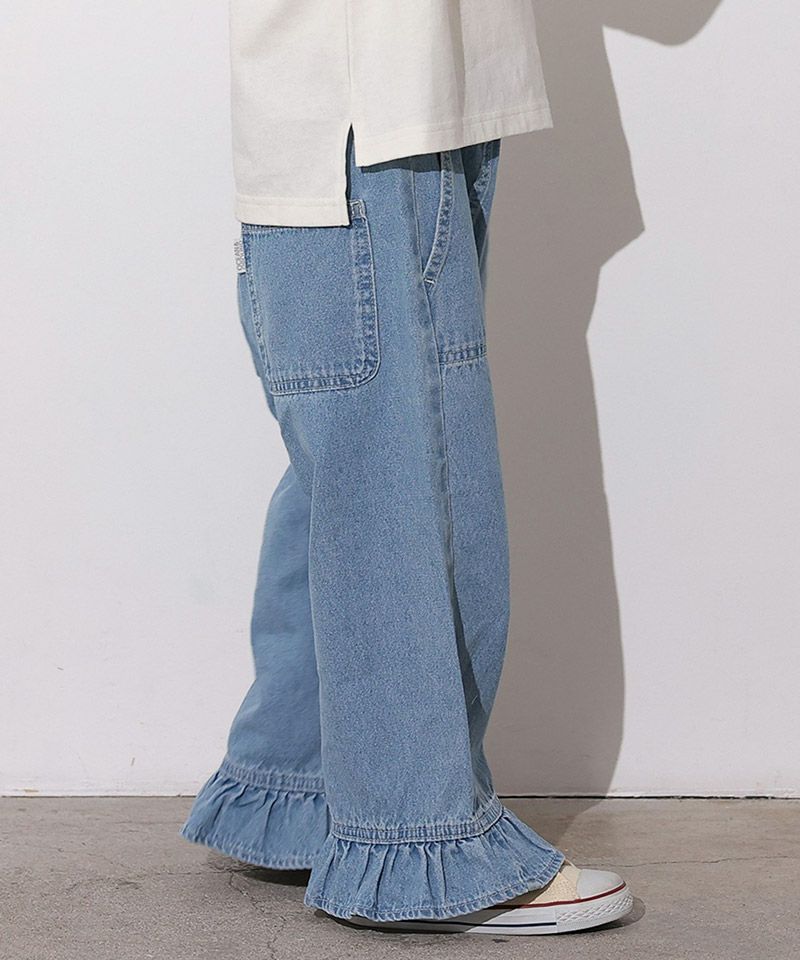 フリルデニム ｜ ボトムス ｜ 子供服のセレクトショップ MARKEY'S