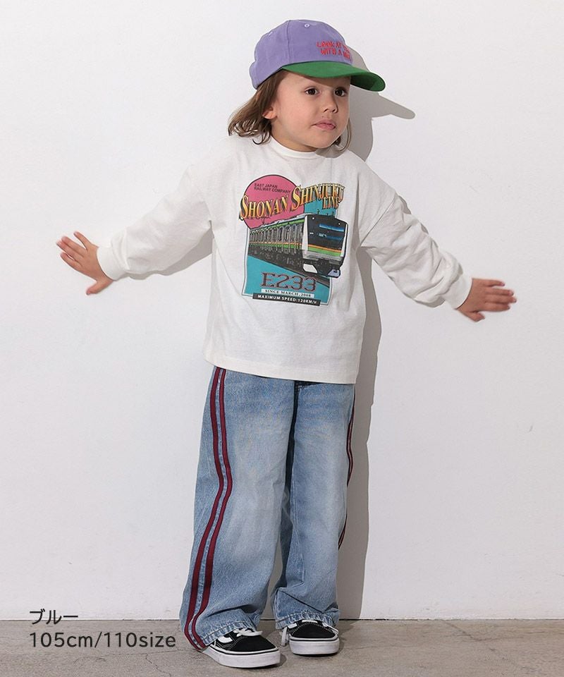 サイドラインデニムパンツ ｜ ボトムス ｜ 子供服のセレクトショップ