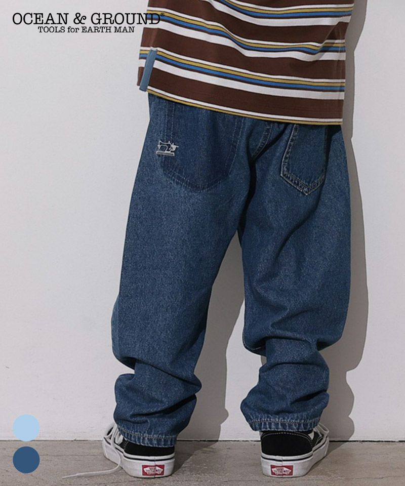 リラックスフィットテーパードデニムパンツ ｜ ボトムス ｜ 子供服の