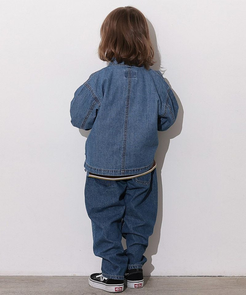 リラックスフィットテーパードデニムパンツ ｜ ボトムス ｜ 子供服の
