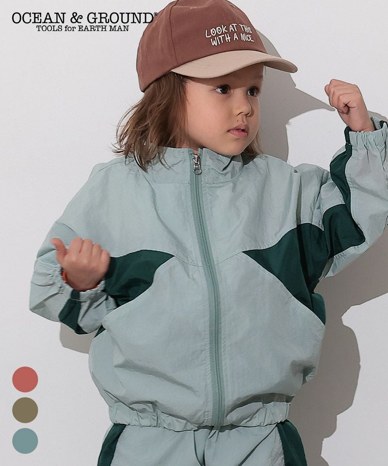 ナイロンワイドジップJKT ｜ アウター・ジャケット ｜ 子供服の