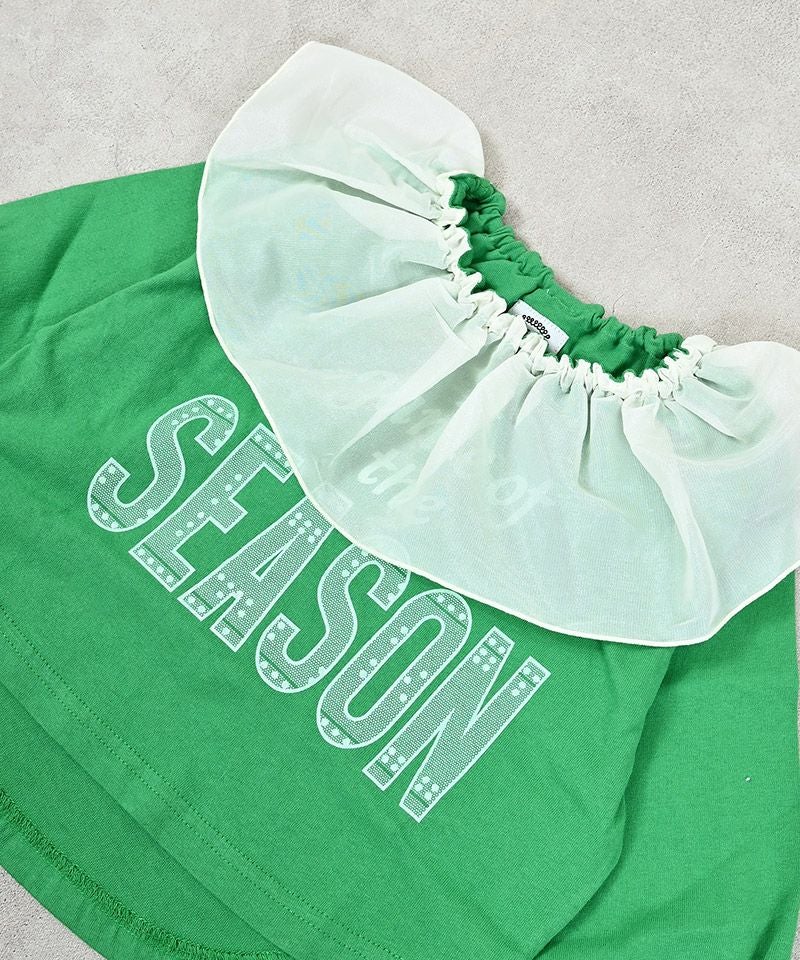 フリルカラーリメイクロンT ｜ トップス ｜ 子供服のセレクトショップ