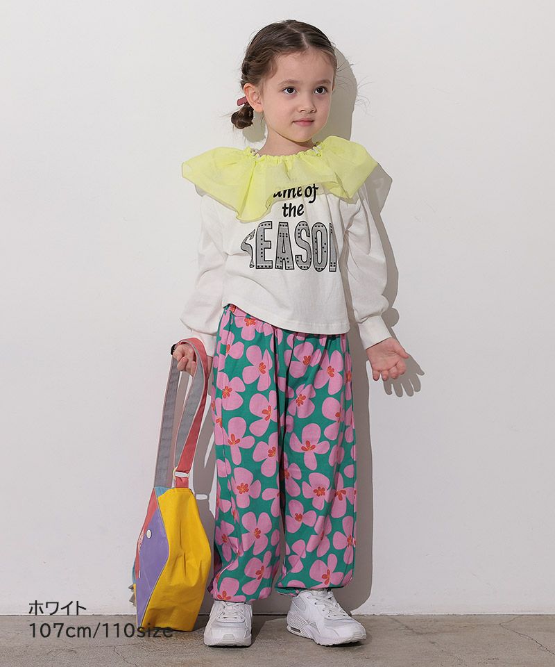 フリルカラーリメイクロンT ｜ トップス ｜ 子供服のセレクトショップ