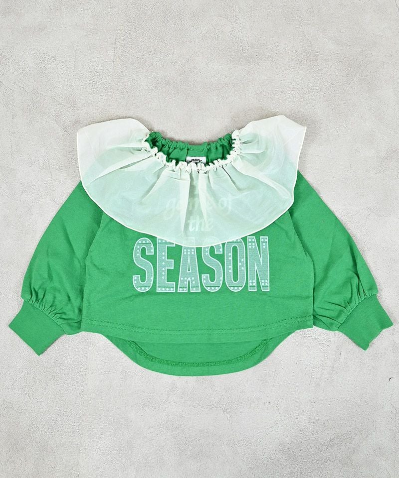 フリルカラーリメイクロンT ｜ トップス ｜ 子供服のセレクトショップ