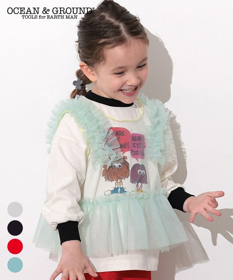 デニムフリルキャミソール ｜ トップス ｜ 子供服のセレクトショップ