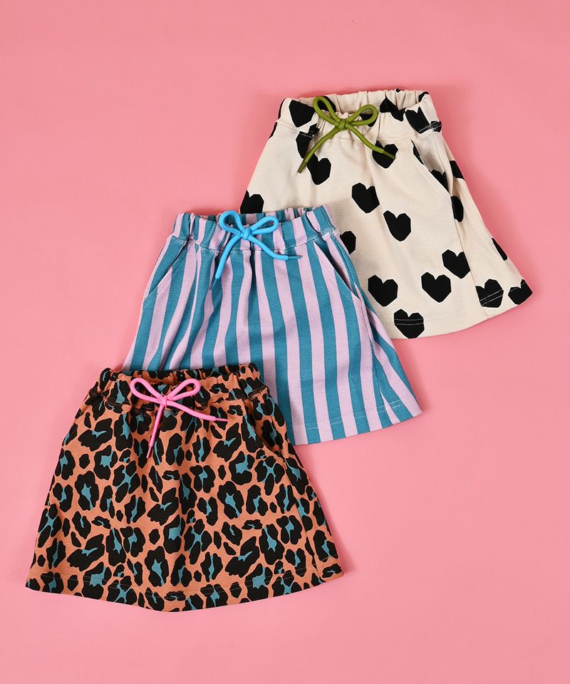 総柄ストレッチミニスカート ｜ ボトムス ｜ 子供服のセレクトショップ