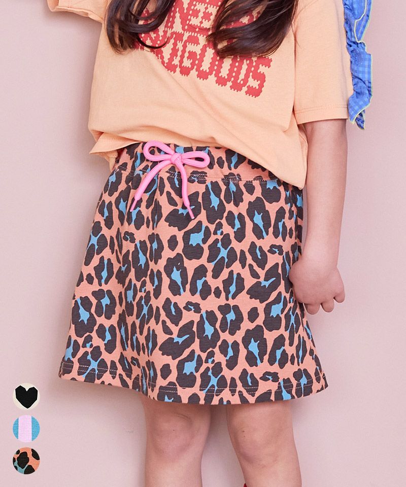 総柄ストレッチミニスカート ｜ ボトムス ｜ 子供服のセレクトショップ