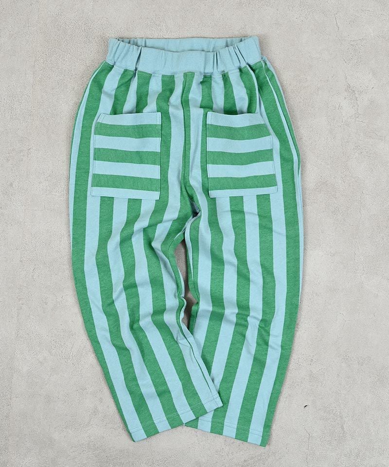 男子110〜120㎝夏服人気ブランド美品多数　マーキーズ、green label ミニ裏毛ストライプロングパンツ ｜ ボトムス ｜ 子供服のセレクト