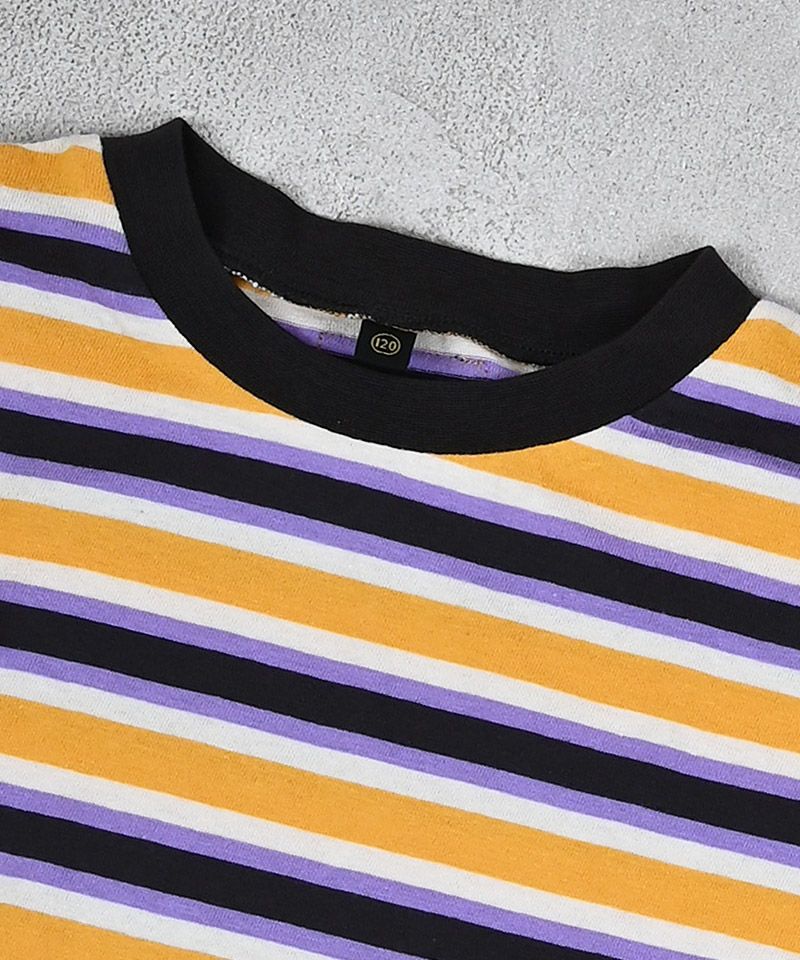 サキソメマルチボーダーロンT ｜ トップス ｜ 子供服のセレクト