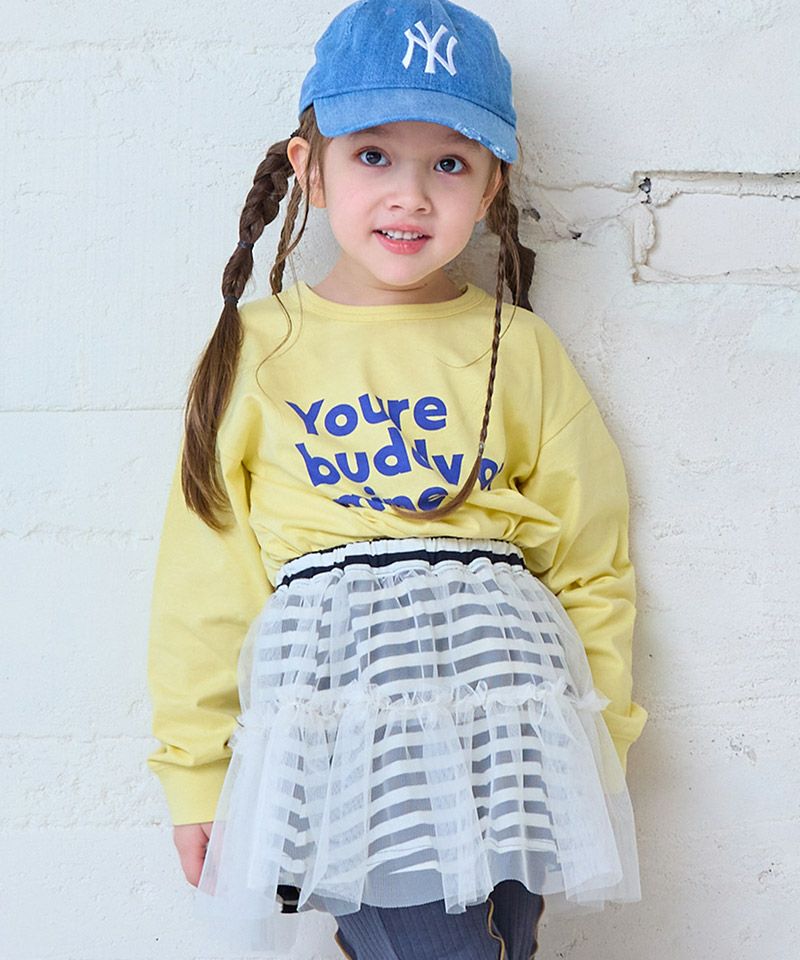マヨ様２点スカート TIME SALE】ボーダーチュールカサネスカート ｜ ボトムス ｜ 子供服の