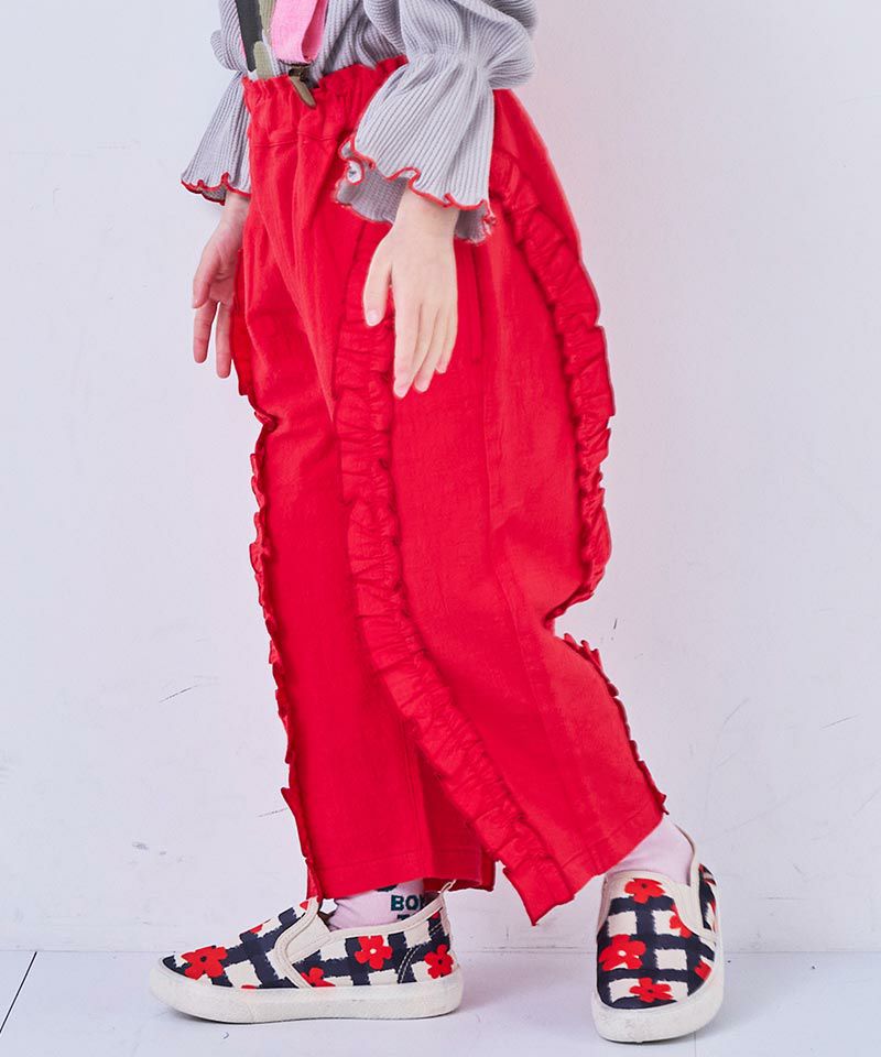 TIME SALE】ラウンドフリルロングパンツ ｜ ボトムス ｜ 子供服の