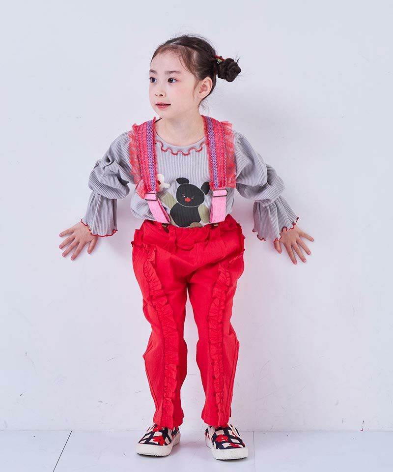TIME SALE】ラウンドフリルロングパンツ ｜ ボトムス ｜ 子供服の