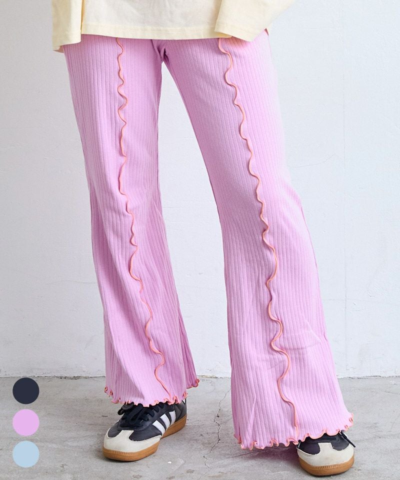 メローリブフレアーパンツ / 大人サイズ ｜ ボトムス ｜ 子供服の
