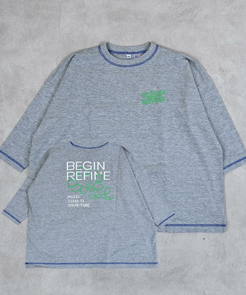 COTTON from U.S.A】前後プリントビックロンT ｜ トップス ｜ 子供服の