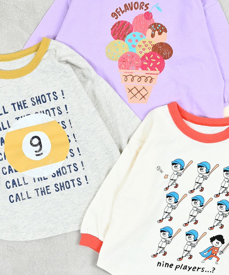 9Colors ロンTee / 一部店舗限定 ｜ トップス ｜ 子供服のセレクト