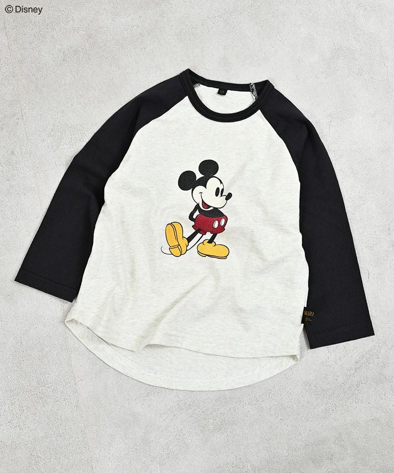 別注】ミッキーマウスラグランロンT ｜ トップス ｜ 子供服のセレクト