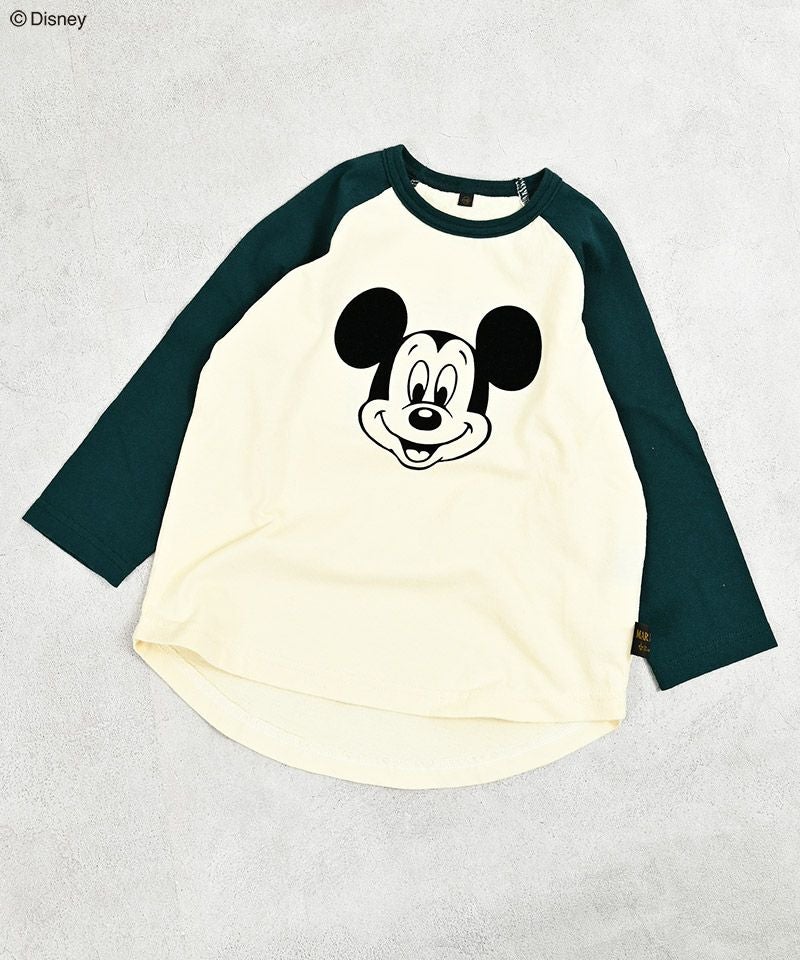 別注】ミッキーマウスラグランロンT ｜ トップス ｜ 子供服のセレクト
