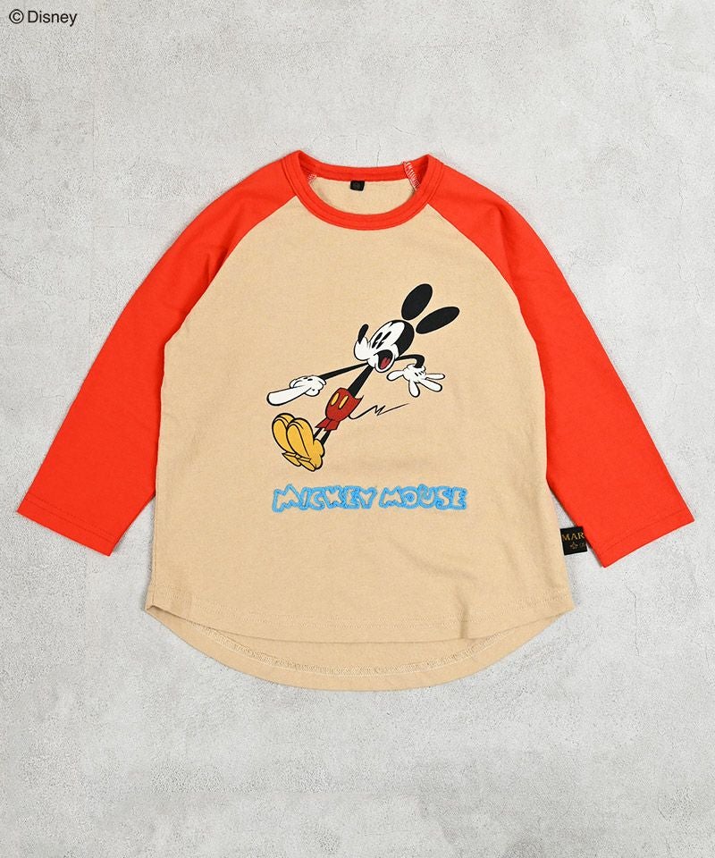 別注】ミッキーマウスラグランロンT ｜ トップス ｜ 子供服のセレクト