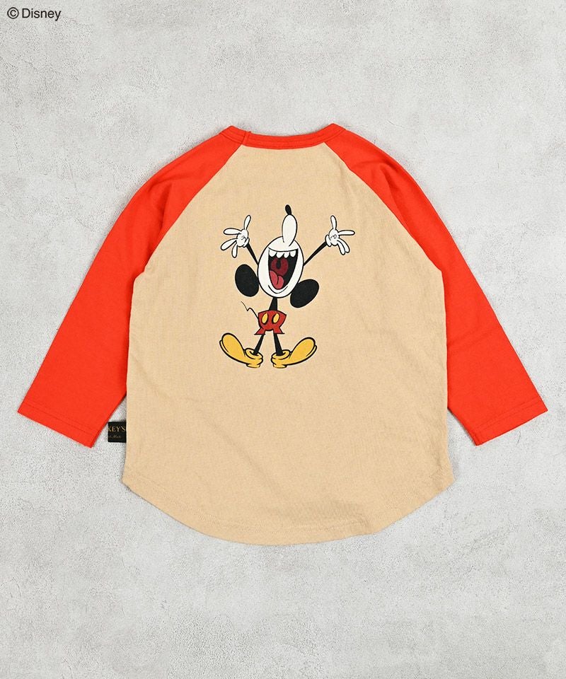 別注】ミッキーマウスラグランロンT ｜ トップス ｜ 子供服のセレクト