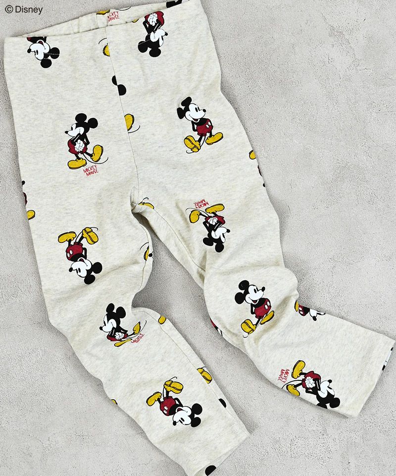 TIME SALE】【別注】ミッキーマウス総柄レギンス ｜ ボトムス ｜ 子供