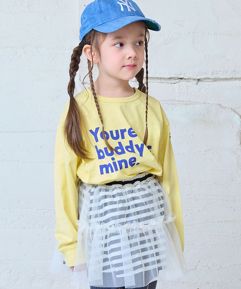 TIME SALE】【COTTON from U.S.A】リブ付きプリントロンT ｜ トップス