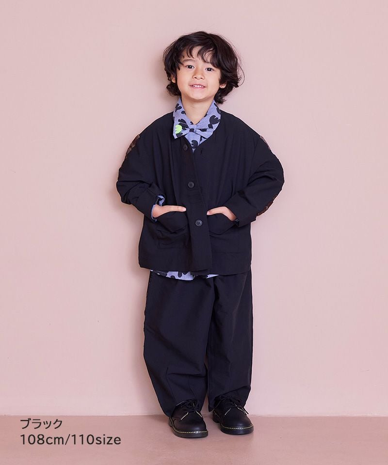 袖ラインノーカラージャケット ｜ アウター・ジャケット ｜ 子供服の
