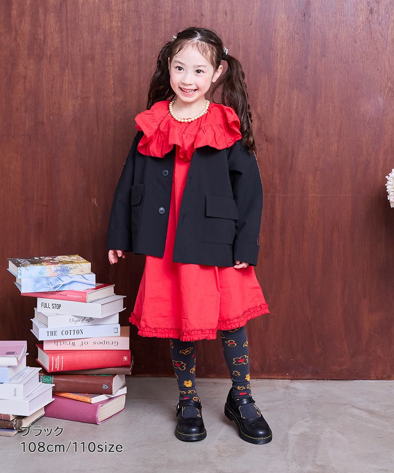 袖ラインノーカラージャケット ｜ アウター・ジャケット ｜ 子供服の