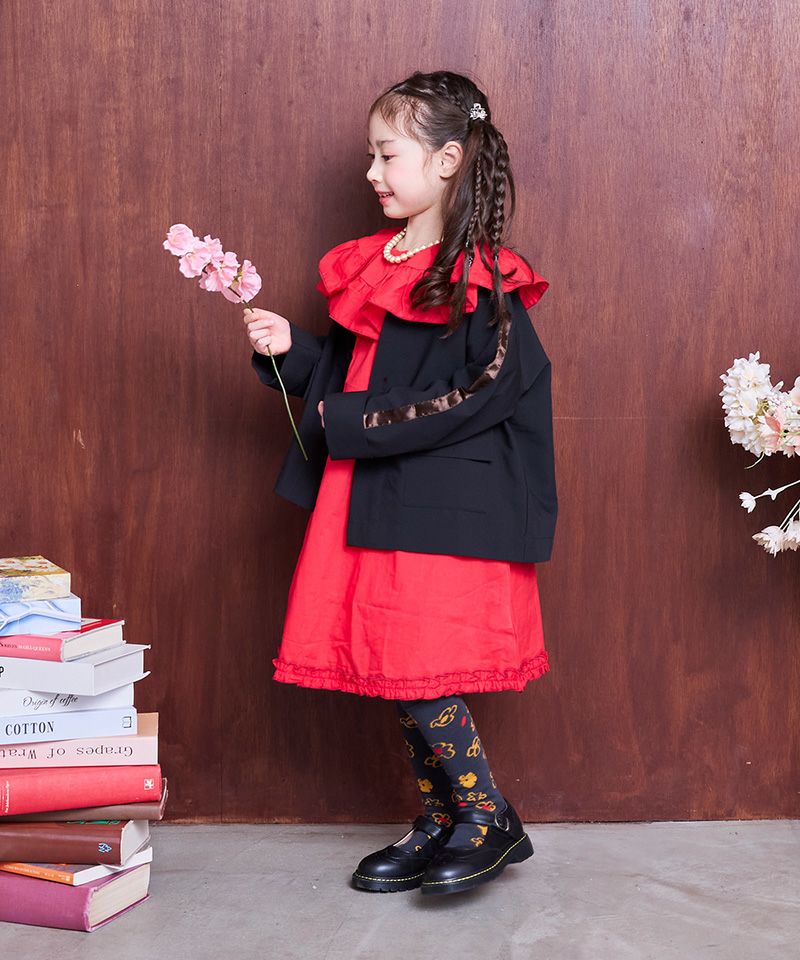 袖ラインノーカラージャケット ｜ アウター・ジャケット ｜ 子供服の