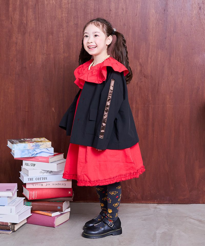 袖ラインノーカラージャケット ｜ アウター・ジャケット ｜ 子供服の