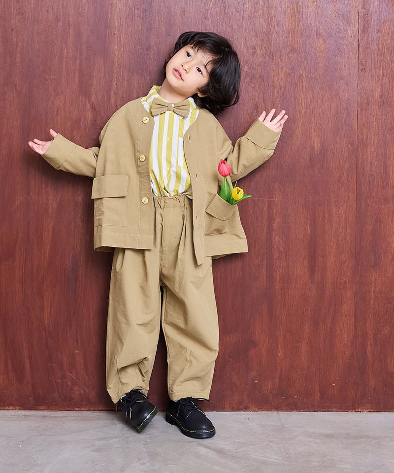 美品 MARK&LONA ロングパンツ 44 イージーパンツ サイドライン ロゴ TIME SALE】サイドラインロングパンツ ｜ ボトムス ｜ 子供服の
